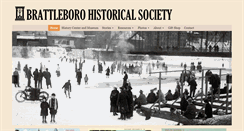 Desktop Screenshot of brattleborohistoricalsociety.org